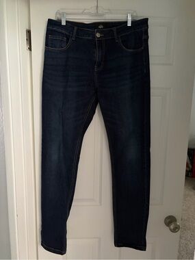 ZLZ Jeans Pants Slim Fit Skinny Stretch Jeans Pants for Men Size 34 Regular